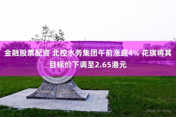 金融股票配资 北控水务集团午前涨超4% 花旗将其目标价下调至2.65港元