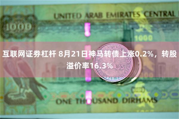 互联网证劵杠杆 8月21日神马转债上涨0.2%，转股溢价率16.3%