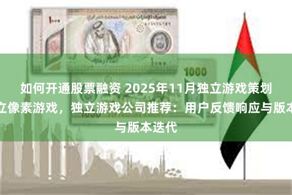 如何开通股票融资 2025年11月独立游戏策划，独立像素游戏，独立游戏公司推荐：用户反馈响应与版本迭代